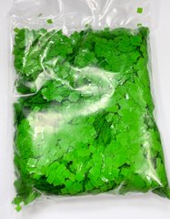 Конфетти Квадрат 5х5 мм Зелёный (50 г)