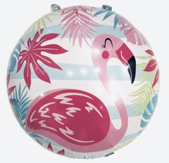Фольгированный шар 18” круг «фламинго» Китай