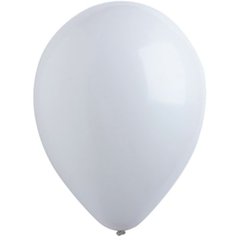 Латексный шар Everts 12" Пастель Белый / White #100 (50 шт)