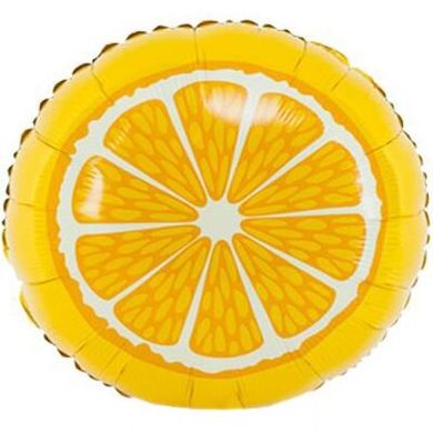 Фольгированный шар 18” круг апельсин Китай