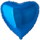 Фольгированный шар Flexmetal 9" Сердце Синее - 1