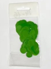 Конфетті Кружочок 12 мм Зелений (50 г)