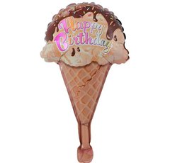 Фольгированный шар Мини фигура Мороженное шоколадное (Китай)