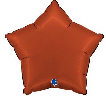 Фольгована кулька Grabo 18&rdquo; зірка червона цегла