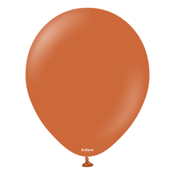 Латексна кулька Kalisan 18" (48см) Ретро Іржавий Помаранчевий (Retro Rust Orange)