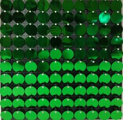 Круглые Пайетки Зеленый глянец 100 шт
