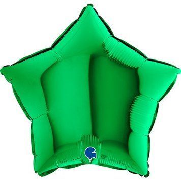 Фольгована кулька Grabo 18&rdquo; Зірка Зелена
