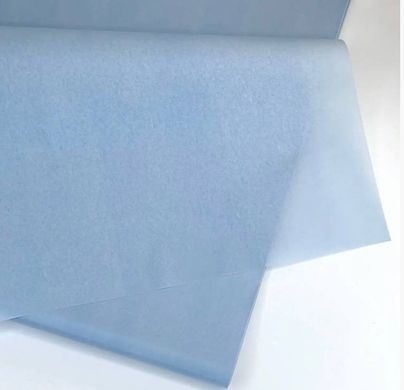 Бумага тишью бледно-голубой (70*50см) 100 листов