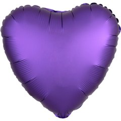 An 18″ Сердце сатин Фиолет