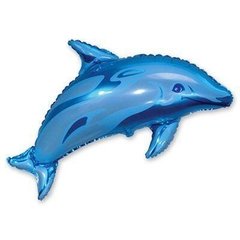 Фольгована кулька Flexmetal Міні фігура дельфін