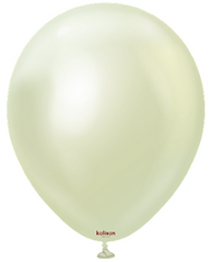 Латексна кулька Kalisan 12” Хром Зелене Золото / Mirror Green Gold (1 шт)