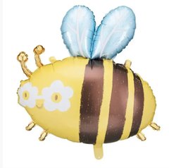 Фольгированный шарик PartyDeco Большая фигура пчелка шмель (72 см)
