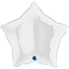 Фольгированный шар Grabo 18” Звезда Белая