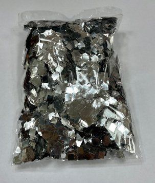 Конфетті Квадрат 5х5 мм Срібло (500 г)