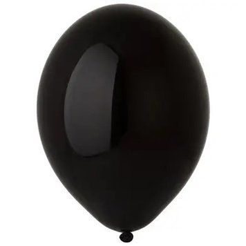 Латексна кулька Belbal 12" B105/025 Пастель Чорний (1 шт)