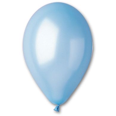 Латексный шар Gemar 11” Голубой Металлик #35 (100 шт)