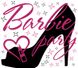 Наклейка Barbie party туфелька на 18”-20" (25х30см) + монтажка - 3