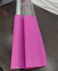 Калька флористическая с окошком ярко-розовая (0.7*10м)