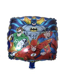 Фольгована кулька 18" квадрат з супергероями DC Китай