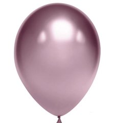 Латексна кулька Китай 5” Хром Рожевий (100шт)