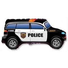 Фольгована кулька Flexmetal Велика фігура поліцейська машина
