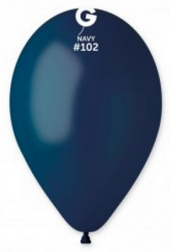 Латексный шар Gemar 12" Пастель Navy #102 (100 шт)