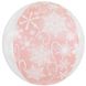 Фольгована Кулька 22” Сфера сніжинки на рожевому НГ (Китай) - 1