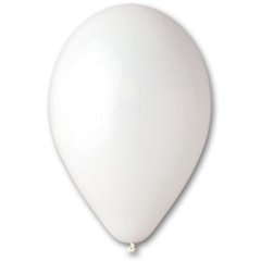 Латексный шар Gemar 3" Пастель Белый #01 (100 шт)