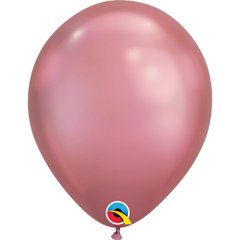 Латексна кулька Qualatex 11″ Хром Рожевий / Chrome Mauve (1 шт)