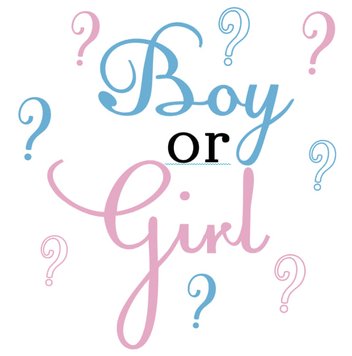 Наліпка на Вогнегасник для гендерної вечїрки Boy or Girl