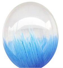 Латексный шар Belbal 12" Браш Синий (1 шт)