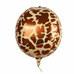 Фольгированный шар 22” Сфера жираф 55 см (Китай)