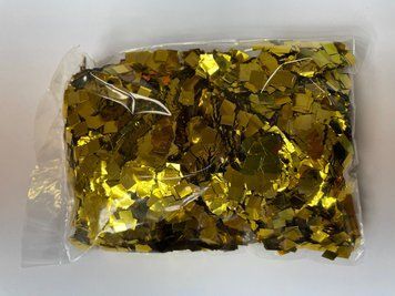Конфетті Квадрат 5х5 мм Золото (100 г)