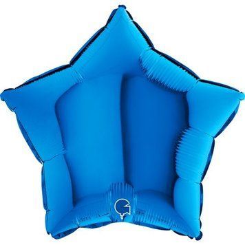 Фольгована кулька Grabo 18&rdquo; Зірка Синя