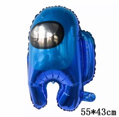 Фольгована кулька Велика фігура Among Us Амонг Ас (синій) (Китай)