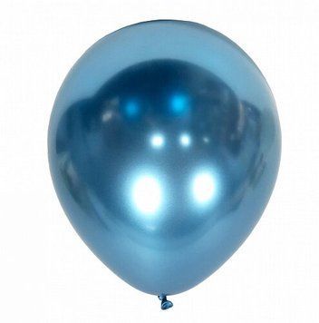 Латексна кулька Kalisan 12&rdquo; Хром Синій / Mirror Blue (50 шт)
