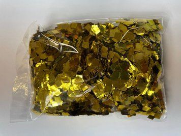 Конфетті Квадрат 5х5 мм Золото (500 г)