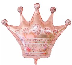 Фольгована кулька Міні фігура Корона рожева (Китай)