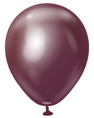 Латексна кулька Kalisan 5” Хром Бургунд / Mirror Burgundy (100 шт)