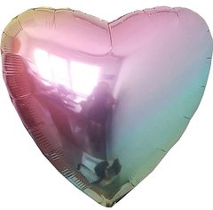 Фольгована кулька 10” Серце Градієнт (Китай)
