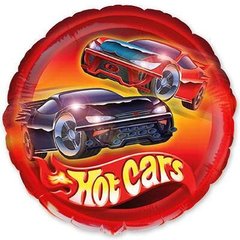 Фольгована кулька Flexmetal 18" круг Hot cars