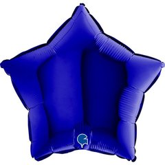 Фольгированный шар Grabo 18” Звезда Тёмно-Синяя