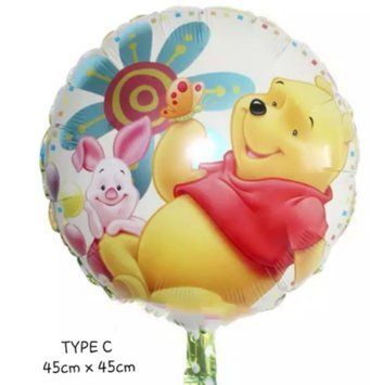 Фольгированный шарик 18" круг вини пух(Китай)
