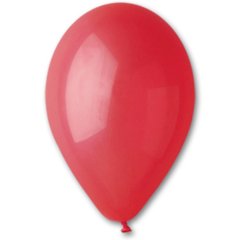 Латексный шар Gemar 10" Пастель Ярко-Красный #45 (100 шт)