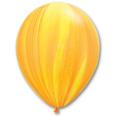 Латексна кулька 1108-0345 q 11" супер агат жовто-оранжевий (25 шт)