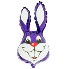 Фольгированный шар Flexmetal Большая фигура Кролик Фиолетовый