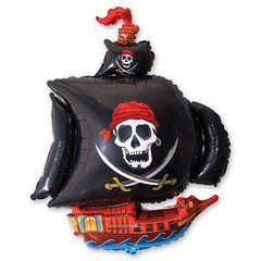 Фольгированный шар Flexmetal Мини фигура пиратский корабль