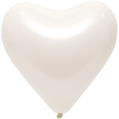 Латексный шар Everts 12" Сердце Белое (1 шт)