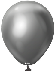 Латексна кулька Kalisan 5” Хром Космічний сірий / Mirror Space Grey (100 шт)