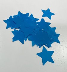 Конфетти Звёздочки 20 мм Синие (50 г)